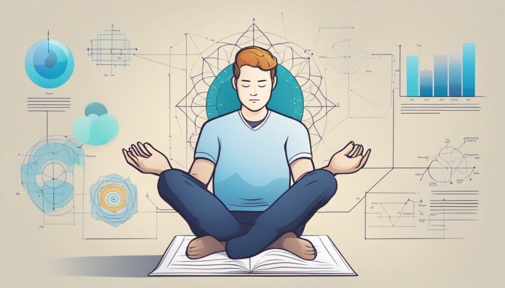 मन आणि माइंडफुलनेसचे दर्शन घडवणारे चित्र